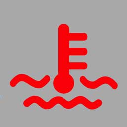 正确  错误 本题解析:此标志亮起说明发动机水温过高,可能是冷却液